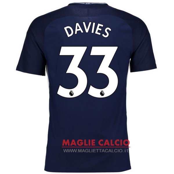 nuova maglietta tottenham hotspur 2017-2018 davies 33 seconda